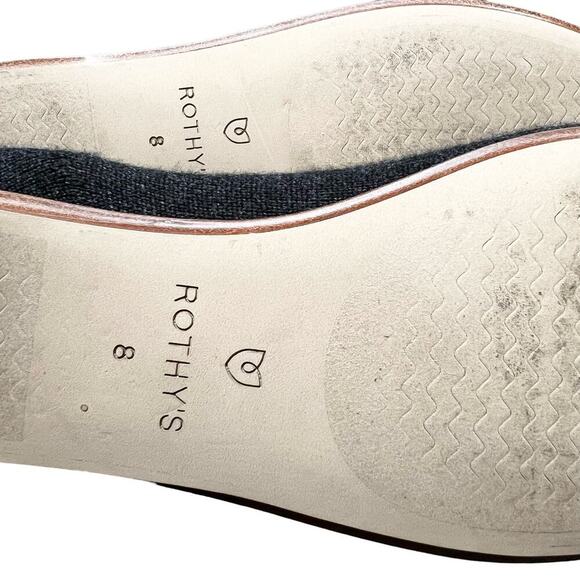 Rothy’s Merino Tassel Loafer in Black Diamond Women’s Size‎ 8 - Picture 8 of 10